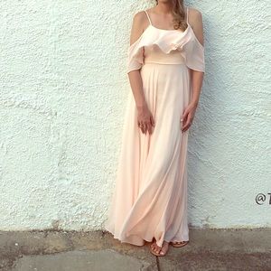 Lulu’s Pink floor length dress